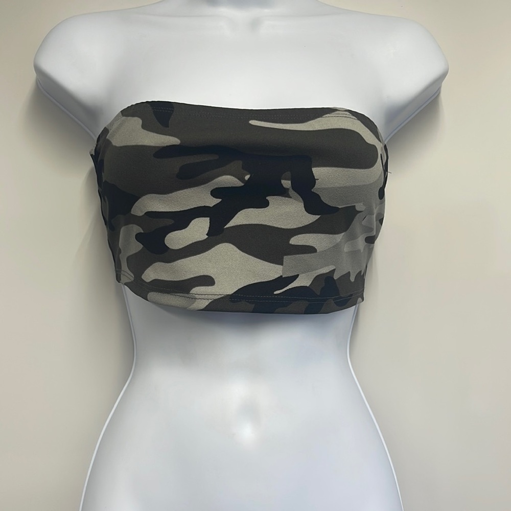 Camo tube top